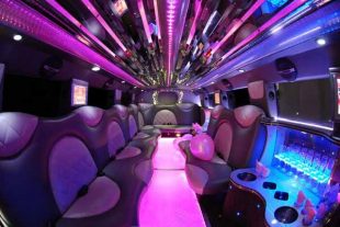 Cadillac Escalade limo interior St Louis